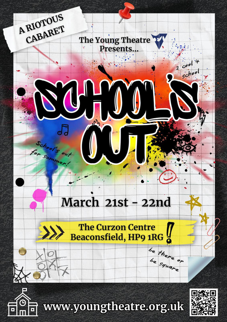 School's Out Poster - March 2025 - Cabaret